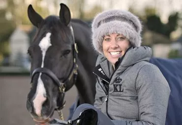 Pics - Adrian Sherratt - 07976 237651 S. Times - Sportswoman of The Year Award. - The dressage rider Charlotte Dujardin with her horse Valegro at their training base near Newent, Gloucestershire (12 Nov 2014).