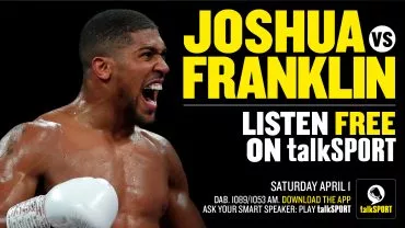 talkSPORT wins rights to Anthony Joshua vs Jermaine Franklin