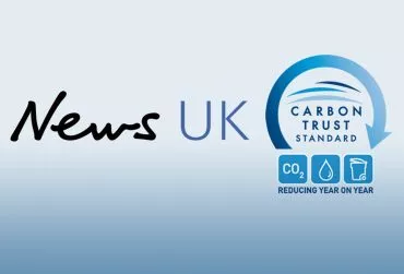 News UK proud recipient of Carbon Trust triple standard