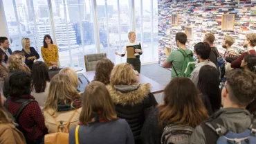 Unruly tours The News Building