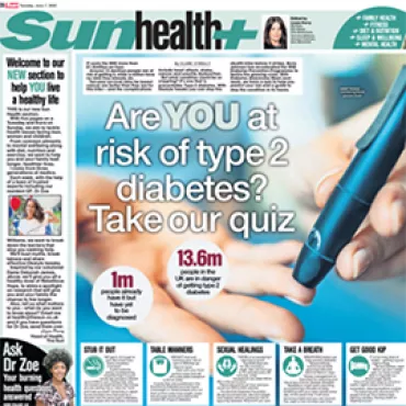 The Sun launches new SunHealth section